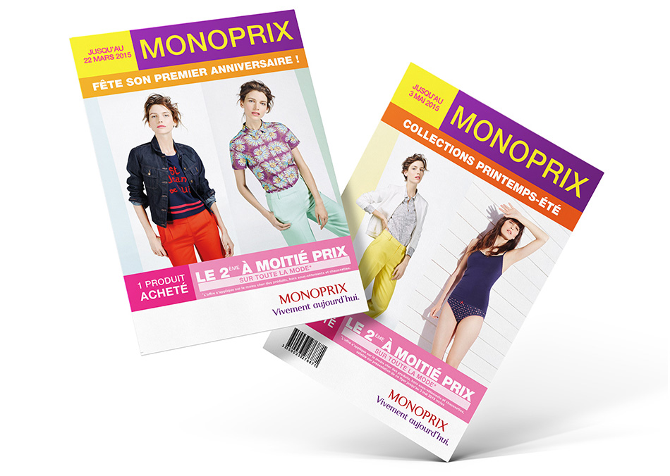 2 flyers MONOPRIX.